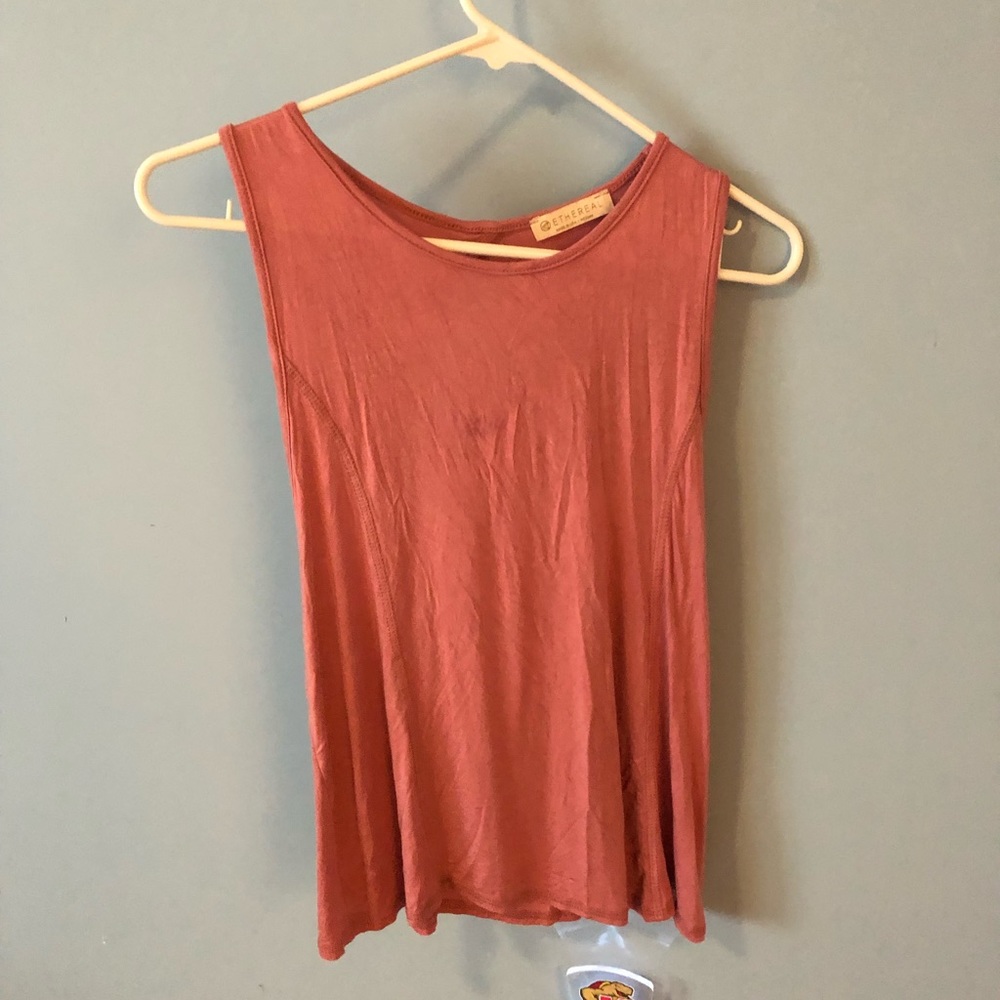 ethereal workout tank top in pink